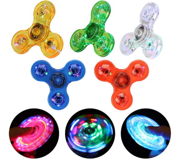 LED Light up Fidget Spinner Toys