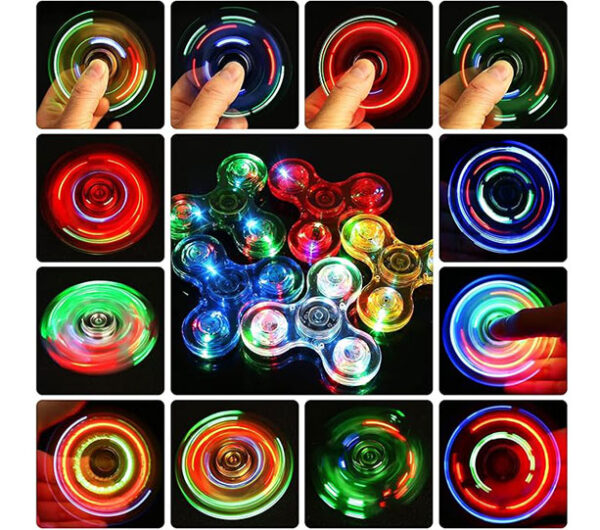 LED Light up Fidget Spinner Toys - Image 4