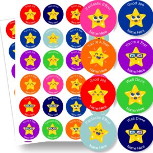 Custom Star Named Reward Stickers